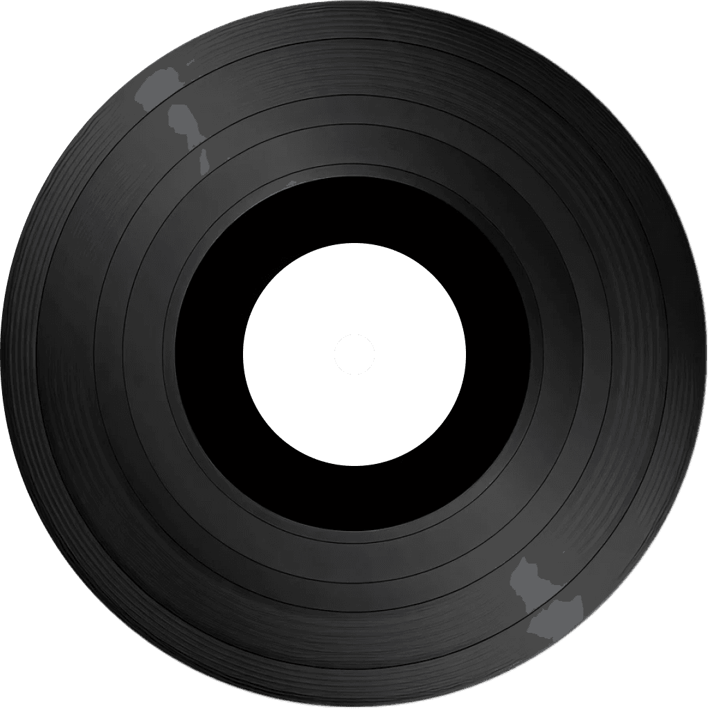 Vinyl with empty background